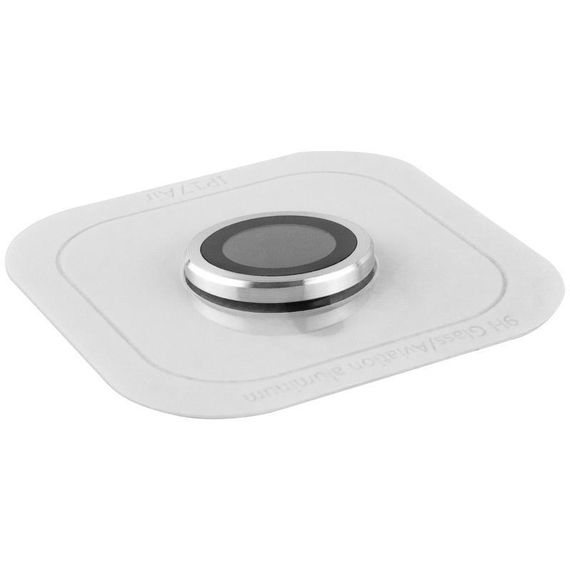 Захисне скло Metal Classic на камеру (у упак.) для Apple iPhone 17 Air (6.6") Чорний / Black Срібний / Silver | Зображення 2