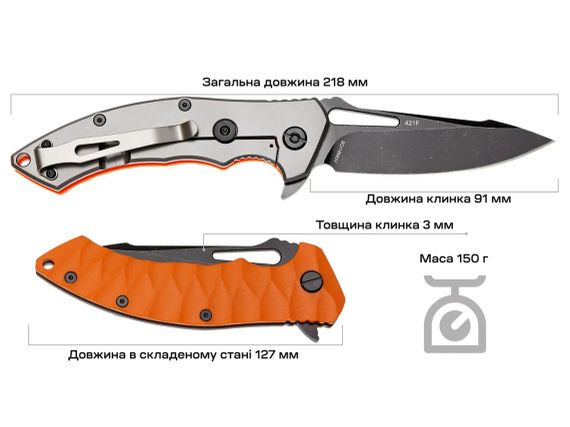 Ніж Skif Shark II BSW Orange | Зображення 8