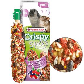 Лакомство для кроликов и шиншил Versele-Laga Crispy Sticks Forest Fruit, 2 шт х 55 гр