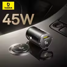 Автомобільний зарядний пристрій Baseus PrimeTrip 45 Вт Швидка зарядка Mini Car Чорний