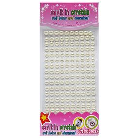 Полубусины наклейки Планшетка-№18, 8 мм, на планшетке 130 шт