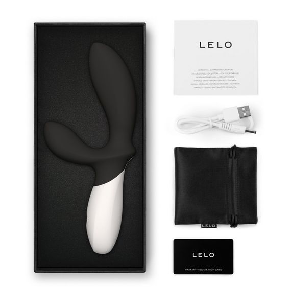 Массажер простаты LELO Loki Wave 2 Black, 2 мотора, манящее движение + вибрация | Зображення 2