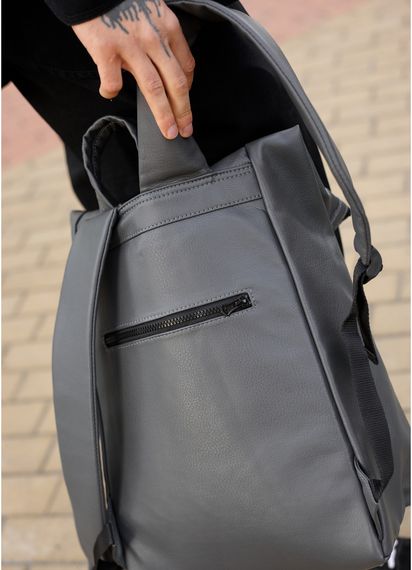 Чоловічий рюкзак Sambag ROLLTOP LZT графітовий 41 х 30 х 16 см (24208009m) | Зображення 4