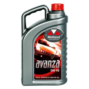 Моторне масло Midland AVANZA SAE 5W-40 4L