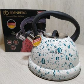 Чайник со свистком Edenberg EB-1990-White 3 л белый