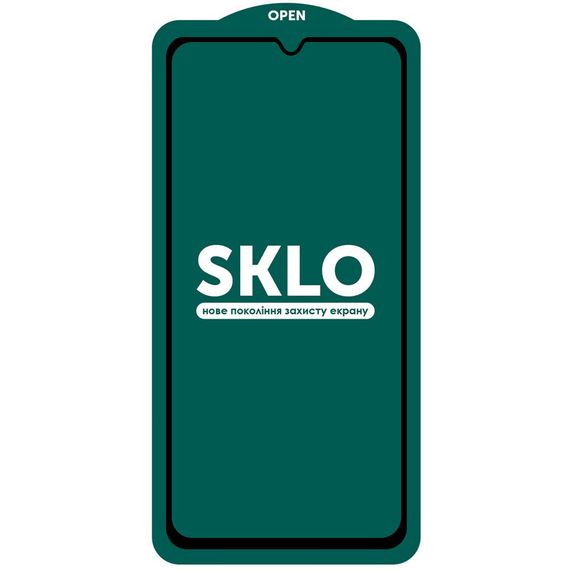Захисне скло SKLO 5D (тех.пак) для Samsung Galaxy S24 FE Чорний