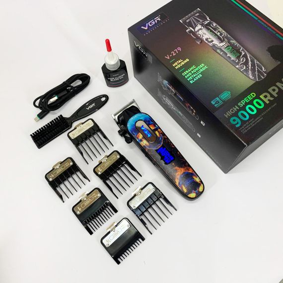 Акумуляторна машинка для стрижки VGR V-279 RED | Зображення 7