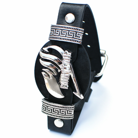 Кожаный браслет SV Leprechaun в стиле Наруто - Naruto bracelet Черный (sv2600-9)