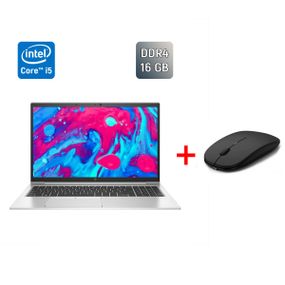 Ультрабук Б-клас HP EliteBook 850 G7 / 15.6" (1920x1080) IPS / Intel Core i5-10310U (4 (8) ядра по 1.7 - 4.4 GHz) / 16 GB DDR4 / 256 GB SSD / Intel UHD Graphics / WebCam / HDMI / TouchID б/в + Подарунок Бездротова миша / USB