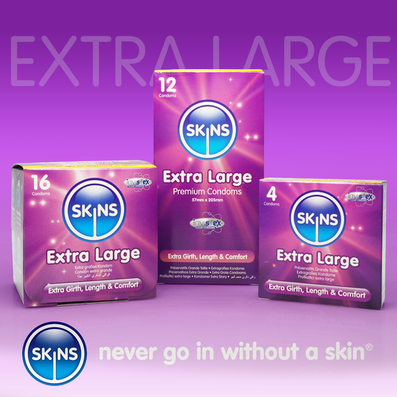 Skins Extra Large - Класичні презервативи XL розміру | Зображення 6