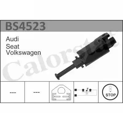 Вимикач датчик стоп сигналу SKODA OCTAVIA, AUDI A3, FORD GALAXY, CALORSTAT BY VERNET (BS4523) | Зображення 2