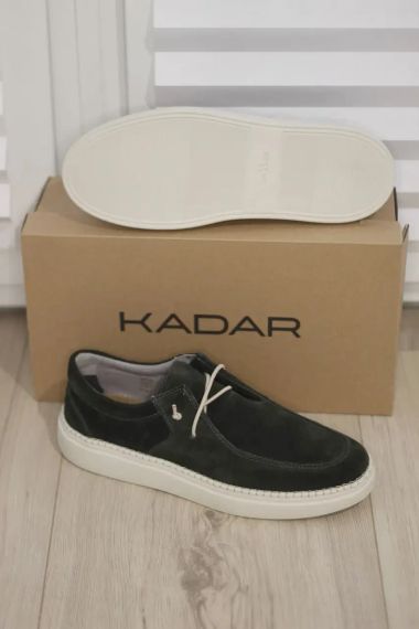 Сучасні топсайдери Kadar зеленого кольору 42 розмір | Зображення 3