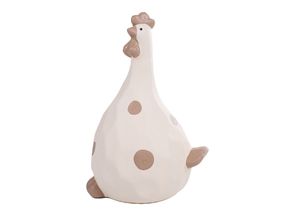 Дизайнерская фигурка из цветной керамики Птичий двор: Пестрая Курочка Petite, 16.5 см