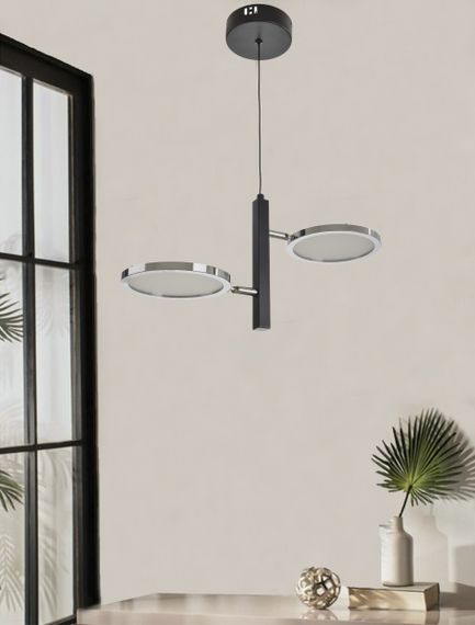 Люстра лофт подвесная LED 22W NW CH (BL-881S/2) | Зображення 4