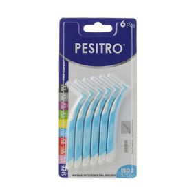 Набір міжзубних йоржиків Pesitro L-Type, 1,1мм., 6шт./уп.