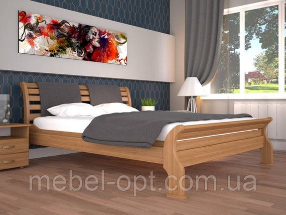 Кровать деревянная Ретро - 2 180х200, цвет ольха
