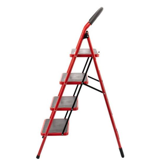 Драбина 4 сход., висота 1,3 м, до верхньої сход. 0,9 м INTERTOOL LT-0038 | Зображення 2