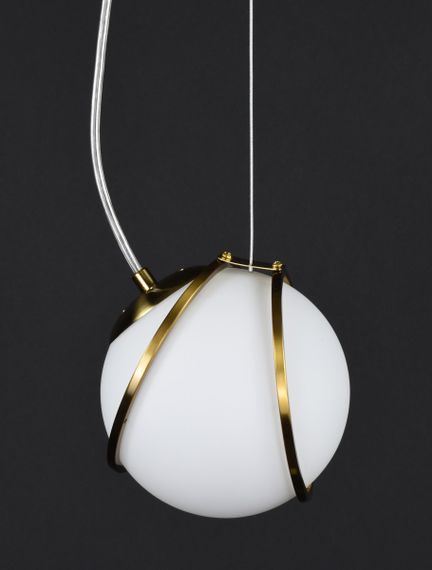 Люстра підвісна на 1 лампочку 27905 Латунь 20-90х15х15 см. | Зображення 2