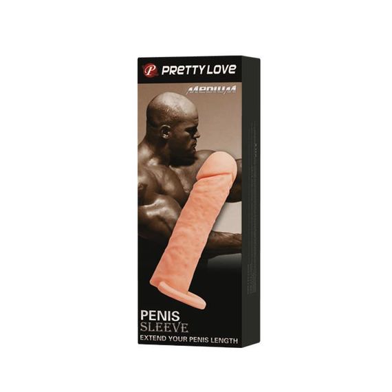 Насадка PRETTY LOVE PENIS SLEEVE MEDIUM Sex Aura | Зображення 4