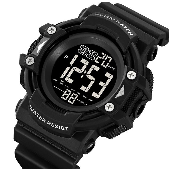 Чоловічий годинник Skmei 2195BKBK Black | Зображення 1
