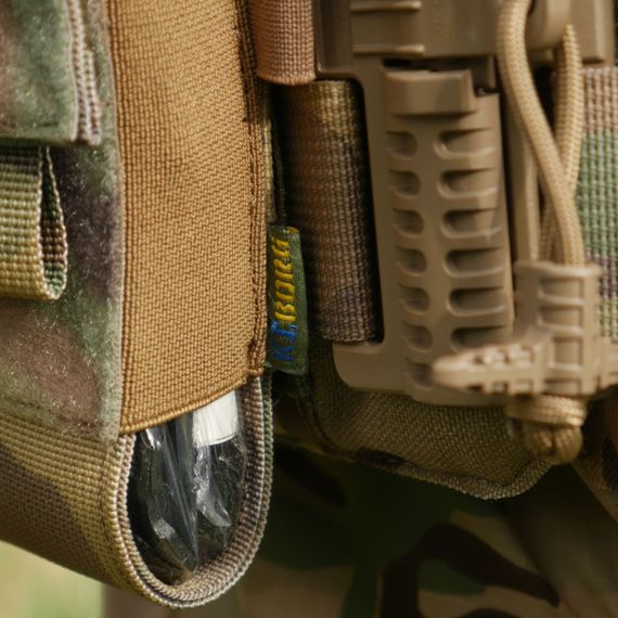 Подсумок под турникет открытого типа с креплениями для тактических ножниц и маркера мультикам. | Зображення 9