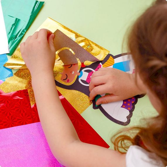 Набор для творчества "Foil Craft Принцесса" VT4433-11, 18 листов фольги | Зображення 3