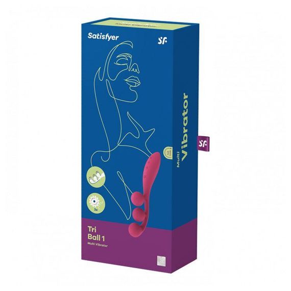 Універсальний вібратор Satisfyer Tri Ball 1, 3 мотори, гнеться Sex Aura | Зображення 5