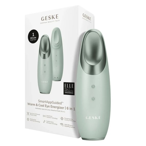 Енерджайзер для очей GESKE Warm&Cool Eye Energizer 6в1 gray, Зелений