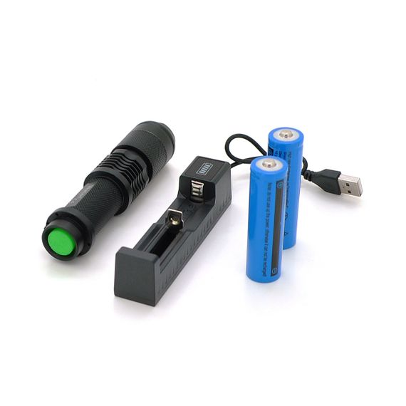 Фонарь ручной Watton WT-086.1LED Cree T6.3W, 4 режима, ZOOM, 18650/2800mah, IP44 | Зображення 1