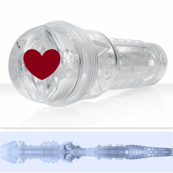 Мастурбатор анус у колбі, кібершкіра Fleshlight Ice Butt Crystal, прозорий sexstyle