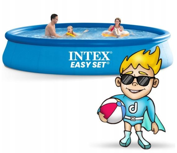 Басейн надувний 15 в 1 Intex 28158, 457 х 84 см (DM-28158-M) | Зображення 1