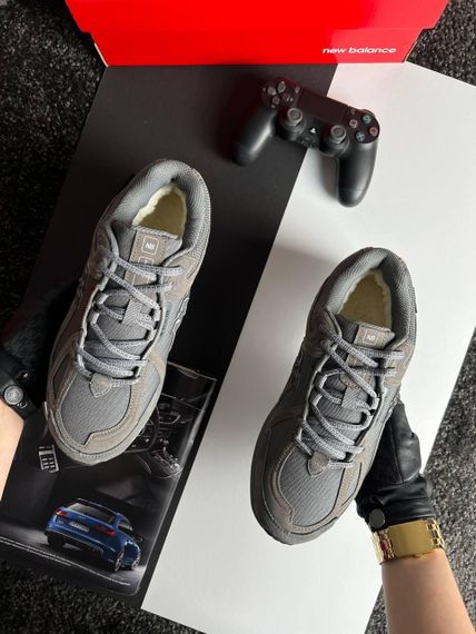 Чоловічі зимові кросівки  New 1906R Grey Brown Fur , В'єтнам 46 | Зображення 5