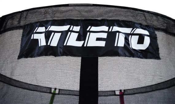 Батут детский Atleto 374 см с защитной сеткой и лестницей для дома и дачи разноцветный 21000325 | Зображення 5