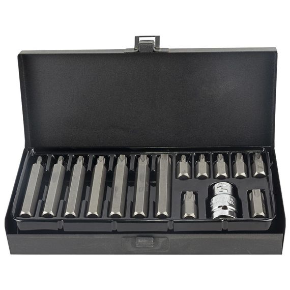 Набір біт Ultra TORX 10мм 15шт S2 (метал кейс) 4016912