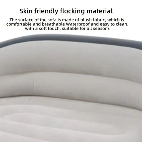 Складаний диван для відпочинку, Портативне ліжко з підлокітниками ПВХ матеріал XL-1134 | Зображення 4