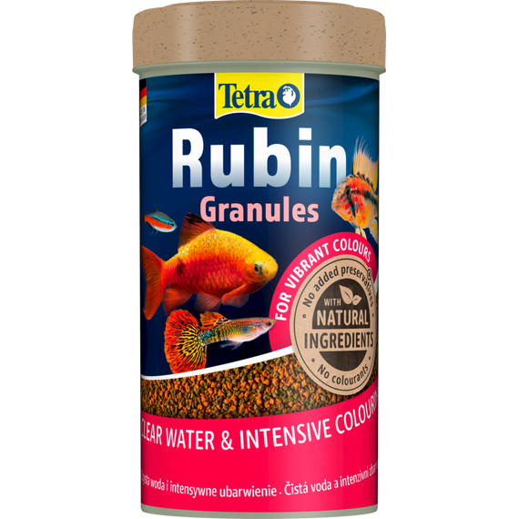 Корм Tetra Rubin Granules для акваріумних рибок для яскравості забарвлення гранули 100 г/ 250 мл | Зображення 3