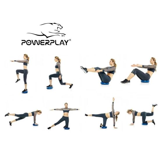 Балансувальна масажна подушка PowerPlay 4009 Balance Pad (Ø33) Синя | Зображення 4