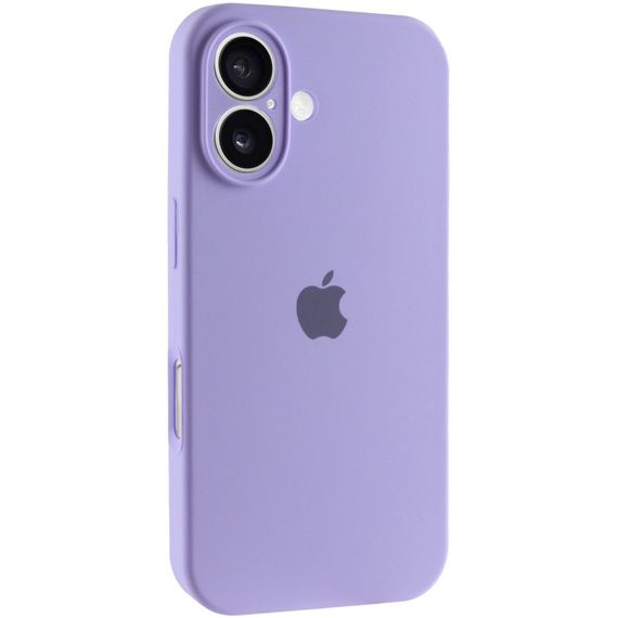 Чехол Silicone Case Full Camera Protective (AA) для Apple iPhone 16 (6.1") Сиреневый / Dasheen