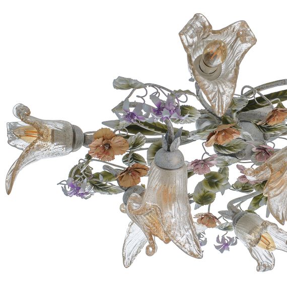 Люстра потолочная флористика E14 40W WH (BKL-505S/10) | Зображення 2