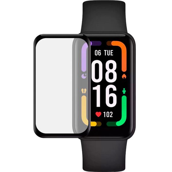 Полімерна плівка 3D (full glue) (тех.пак) для Xiaomi Redmi Smart Band Pro Чорний
