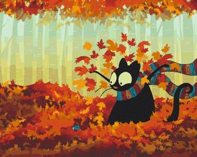 Картина за номерами. Art Craft "Осіння зустріч" 40 * 50 см 11622-AC