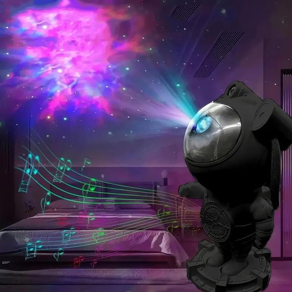 Проектор зоряного неба Космонавт з колонкою XPRO Чорний (47562-_377) | Зображення 4