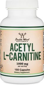 Ацетил L-карнитин Double Wood Acetyl L-Carnitine 1000 mg (на 2 капсули), 150caps