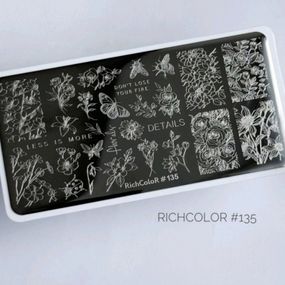 Пластина 135 для стемпінгу RichColor (12х6см)
