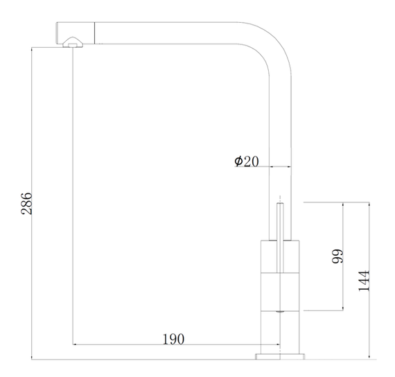 Кухонний змішувач Fabiano FKM 51 SS Inox 8232.401.0765 | Зображення 1