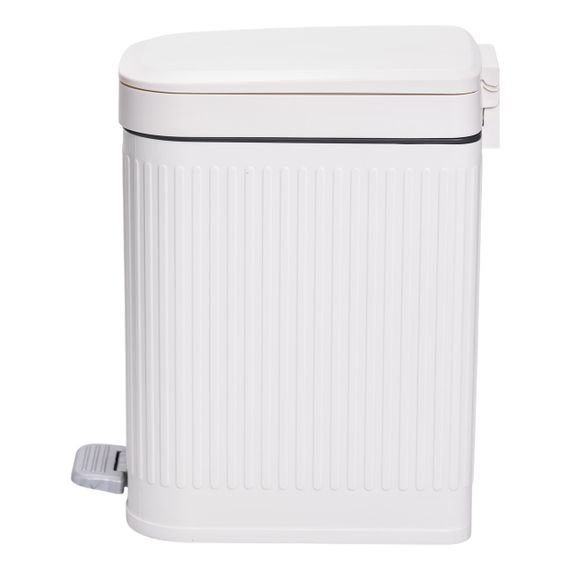 Відро для сміття з педаллю 5л відро для сміття з кришкою і педаллю Білий HP-45-12BE | Зображення 6