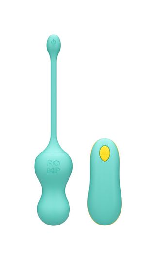 Віброяйце для точки G з пультом керування Romp Cello Light Teal, водонепроникне | Зображення 1