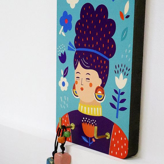 Ключница настенная Woman 10x15 см (KEDL_21S001) | Зображення 1