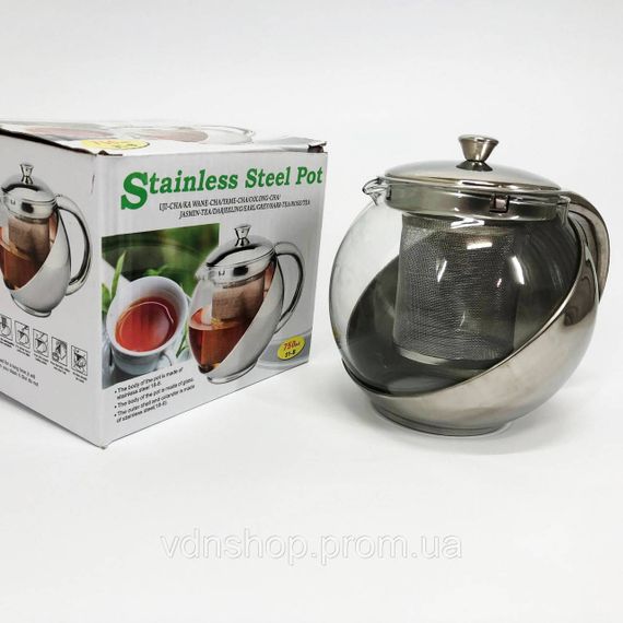 Красивый заварник UNIQUE, Стильный чайник для заварки, Эксклюзивные заварочные чайники DL-78 | Зображення 2