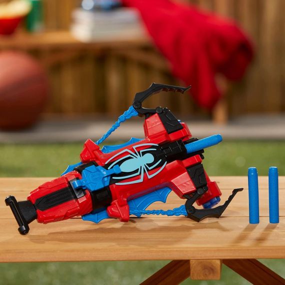 Бластер Людини Павука з дротиками та водою Nerf Marvel Spider-Man Strike 'N Splash Hasbro | Зображення 2